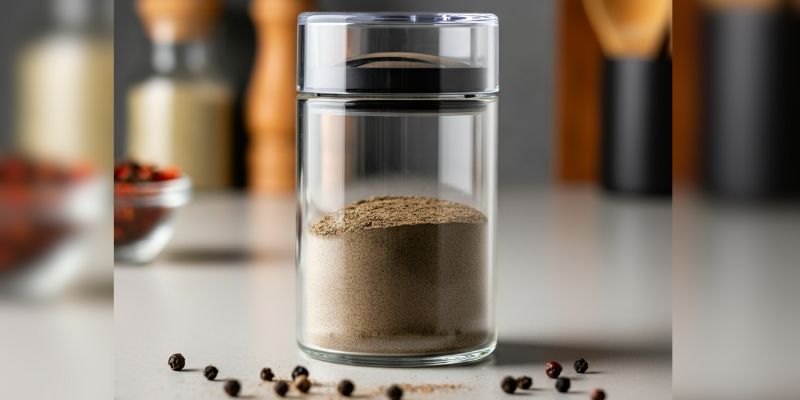 Storing Black Pepper Powder