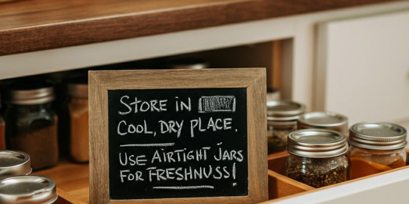 Tips for Storing and Organizing Essential Spices For Pantry