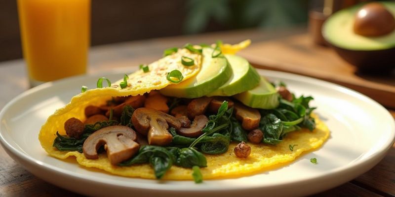 Egg and Mashroom Powerful Protein Choices