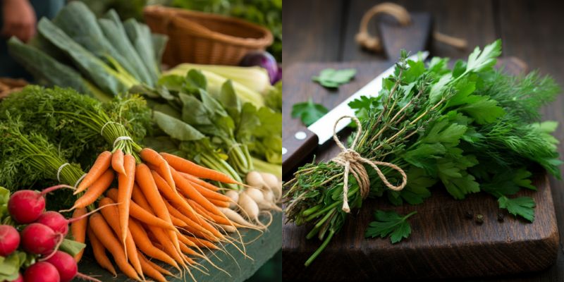 Fresh cooking ingredients