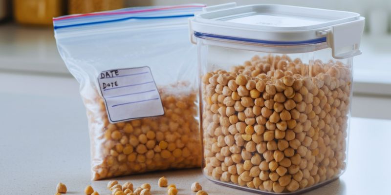 Storing Fresh Chickpeas